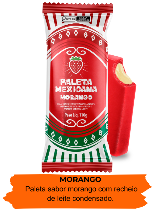 morango com leite condensado